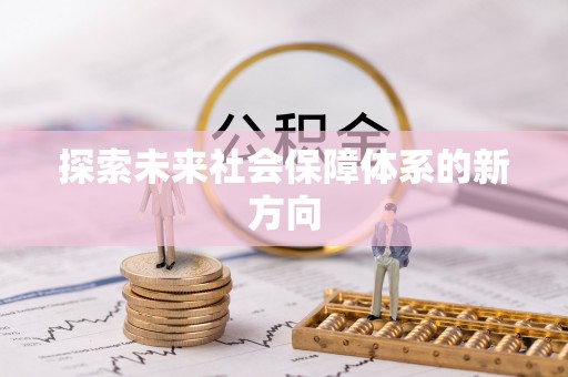 政和探索未来社会保障体系的新方向