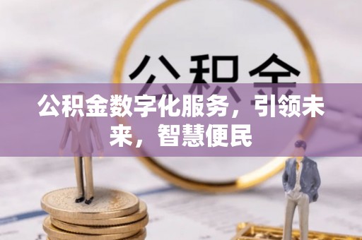 政和公积金数字化服务，引领未来，智慧便民