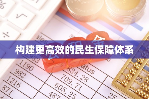 政和构建更高效的民生保障体系