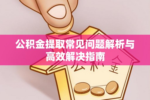 政和公积金提取常见问题解析与高效解决指南