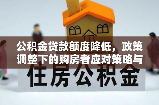 政和公积金贷款额度降低，政策调整下的购房者应对策略与未来趋势