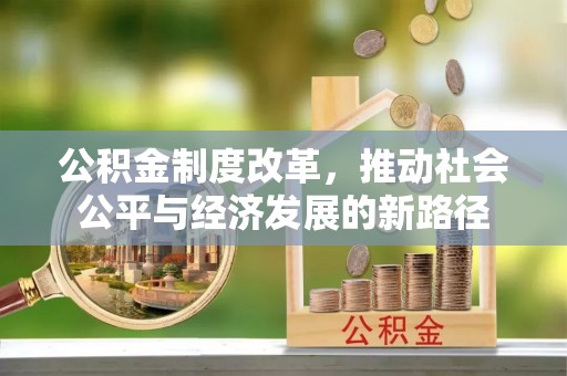 政和公积金制度改革，推动社会公平与经济发展的新路径
