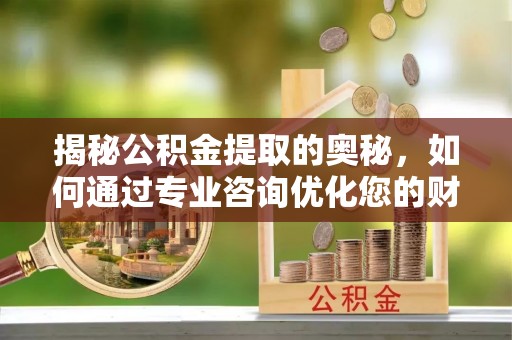 政和揭秘公积金提取的奥秘，如何通过专业咨询优化您的财务规划