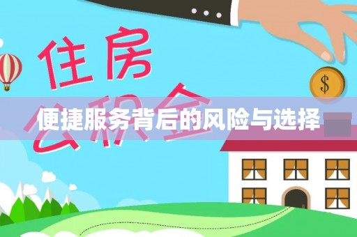 政和便捷服务背后的风险与选择