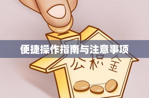政和便捷操作指南与注意事项